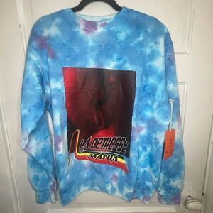 NWTs La La Detresse Amnesia Mania Obsessive Pullover Crewneck Sweatshirt